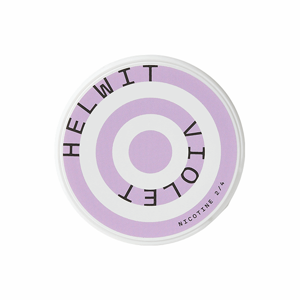 HELWIT Violet 7mg Low Strength Nicotine Pouches