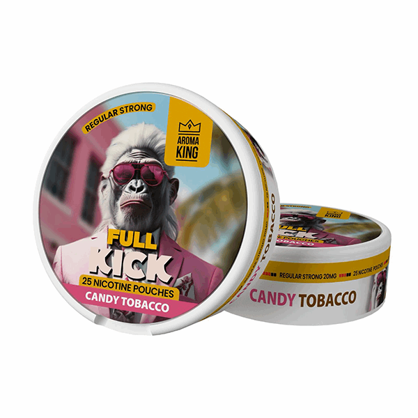 Aroma King Full Kick 20mg Medium Strength Nicotine Pouches