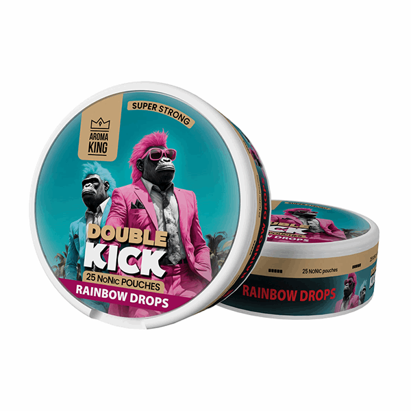 Aroma King Super Kick NoNic 25mg Medium Strength Nicotine Pouches