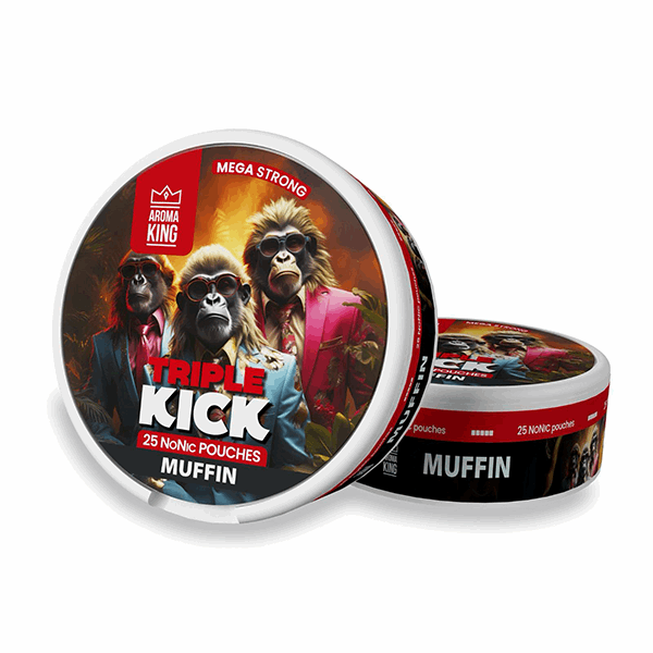 Aroma King Triple Kick NoNic 100mg Extra Strong Nicotine Pouches