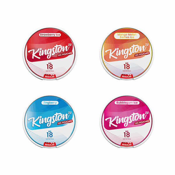 Kingston 18mg Low Strength Nicotine Pouches