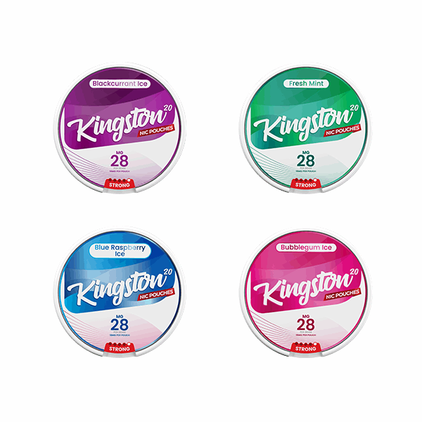 Kingston 28mg Medium Strength Nicotine Pouches