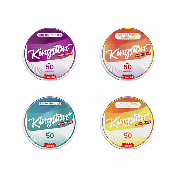 Kingston 50mg Extra Strength Nicotine Pouches