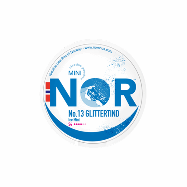 NOR Glittertind Mini 14mg Low Strength Nicotine Pouches